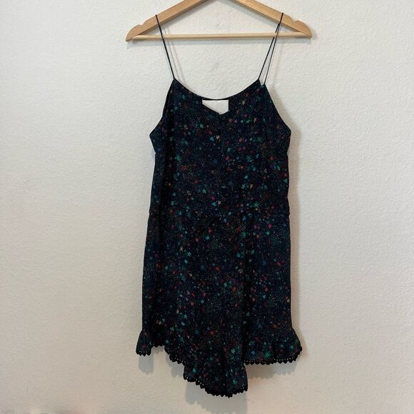 Athena Procopiou Multicolored Sleeveless Button Up Romper Women's Size 1 Small - Picture 1 of 8